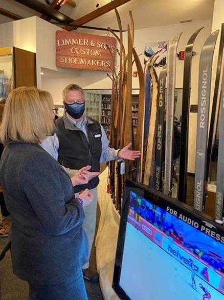 Senator Hassan visits New England Ski Museum North Conway